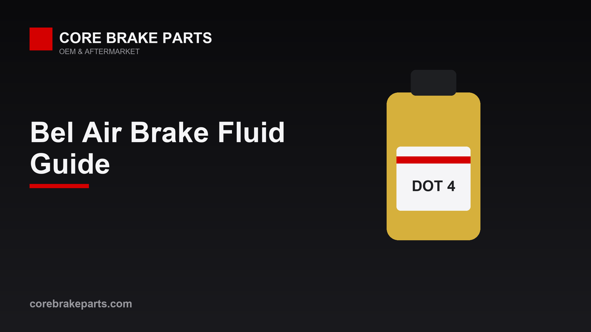 Brake fluid guide for the 1955-1958 Chevrolet Bel Air