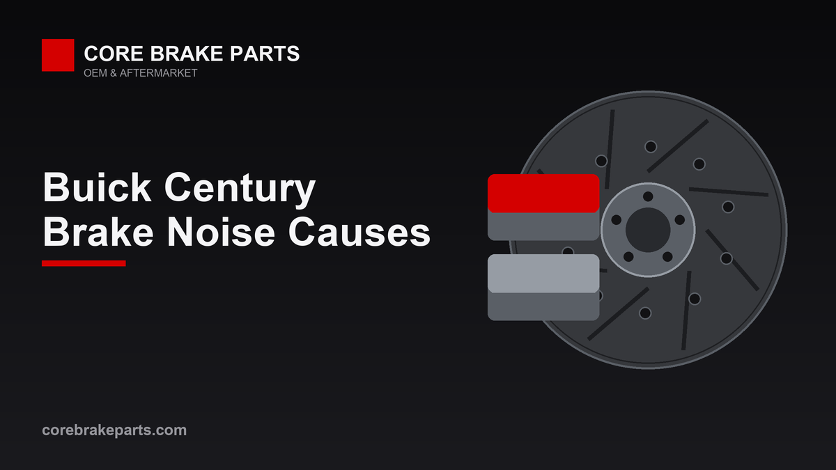 Brake pads and rotors for a 1978-1979 Buick Century brake noise diagnosis