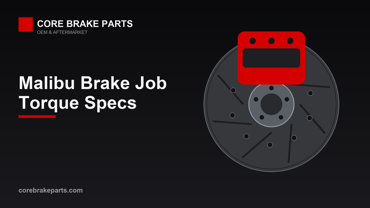 Brake caliper and rotor for a 1978-1988 Chevrolet Malibu brake job