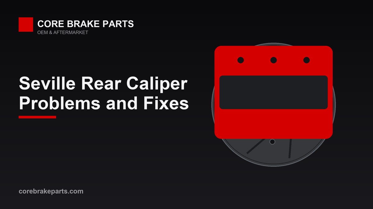 Brake caliper illustration for 1979-1980 Cadillac Seville caliper guide