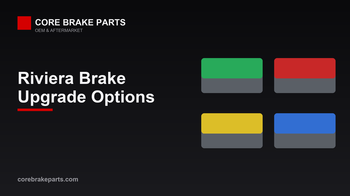 EBC Redstuff and Yellowstuff brake pads for the 1979-1985 Buick Riviera
