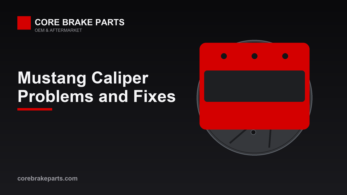 1994-2004 Ford Mustang brake caliper problems and replacement guide