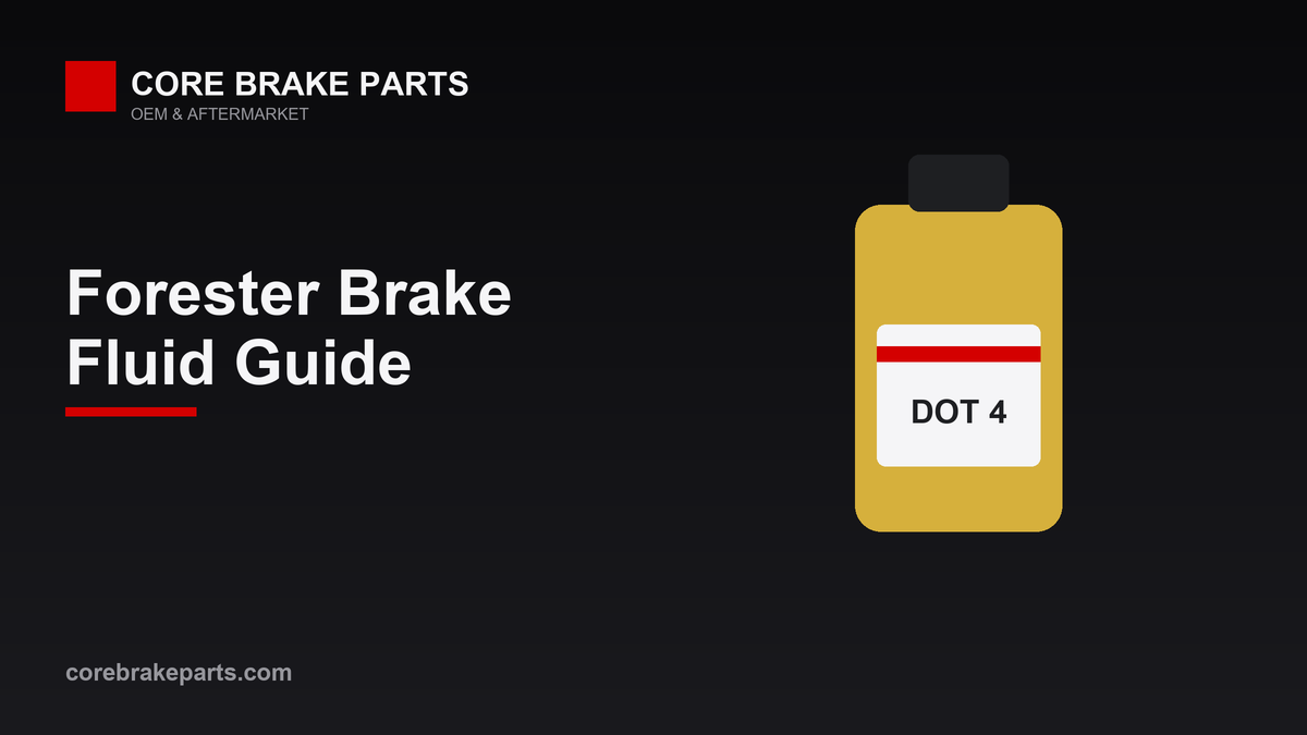 Brake fluid guide for the 1998-2002 Subaru Forester
