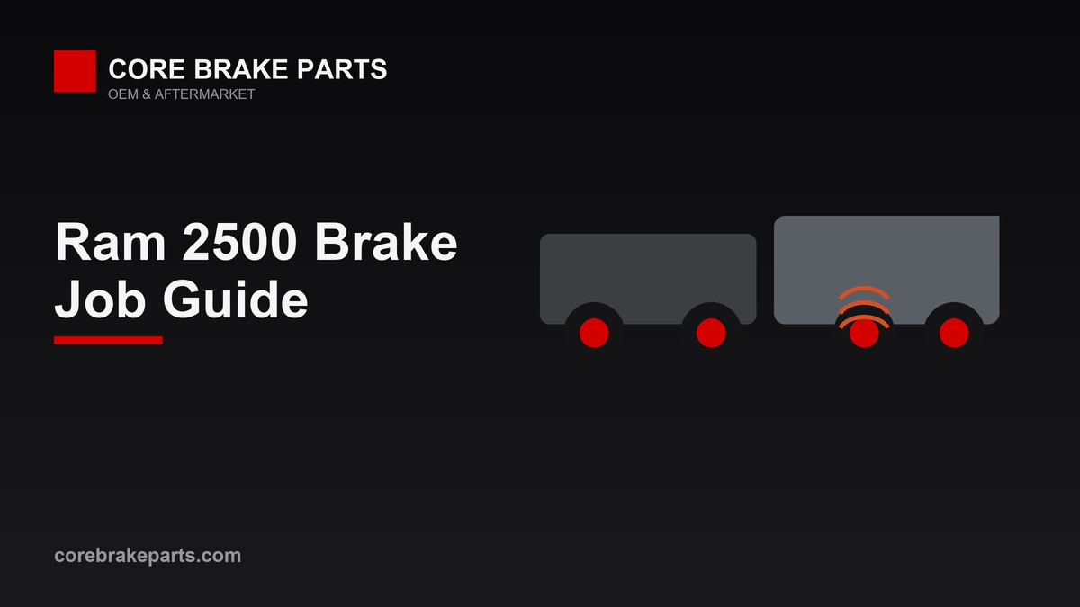 2003-2008 Dodge Ram 2500 front and rear disc brake job guide