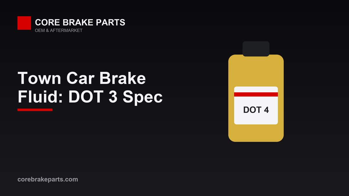 Bottle of DOT 3 brake fluid next to a brake master cylinder reservoir