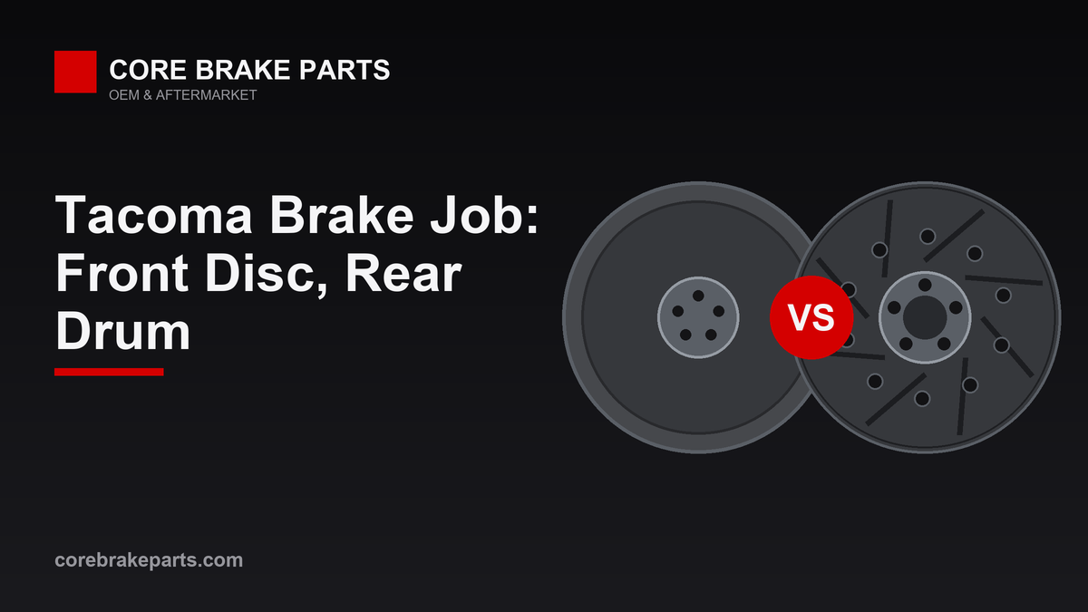 2005-2015 Toyota Tacoma front disc and rear drum brake job guide