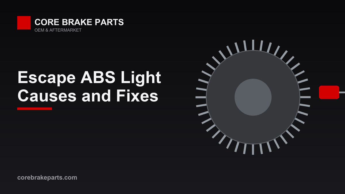 ABS wheel speed sensor and tone ring diagram for 2008-2009 Ford Escape ABS light diagnosis