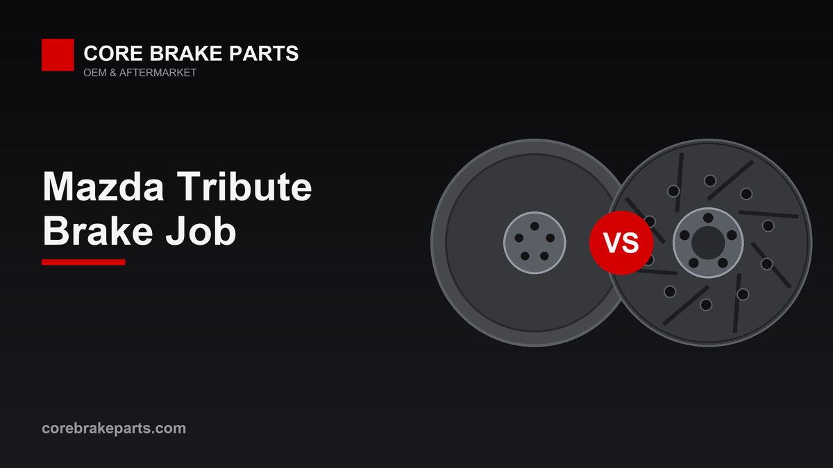 2008-2011 Mazda Tribute front disc and rear drum brake job