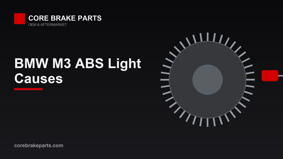 ABS warning light causes on the 2008-2013 BMW M3