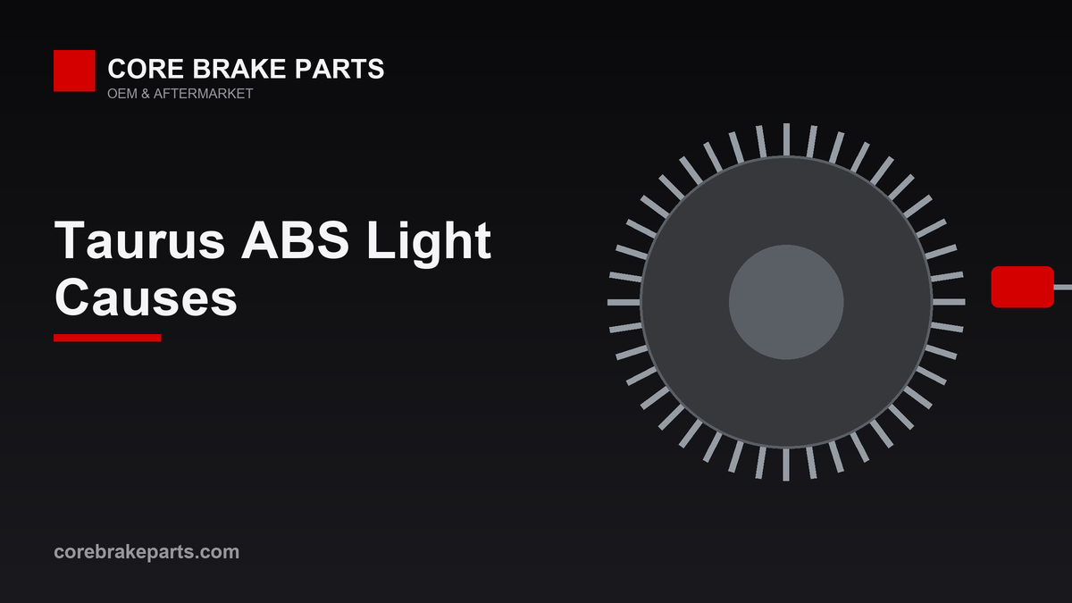 ABS warning light causes on a 2010-2012 Ford Taurus