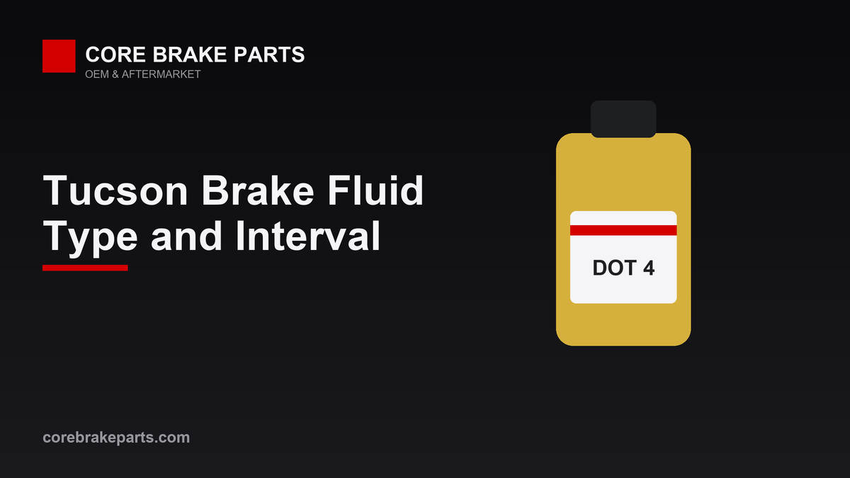Brake fluid type and flush interval for the 2010-2015 Hyundai Tucson