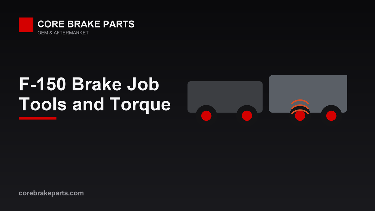 Ford F-150 brake job tools and torque specs