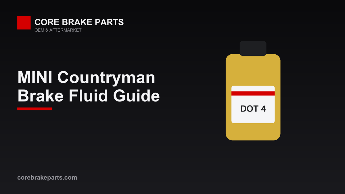 DOT 4 low viscosity brake fluid for the MINI Countryman R60