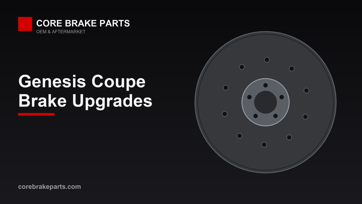 Slotted performance brake rotor upgrade for the 2011-2016 Hyundai Genesis Coupe