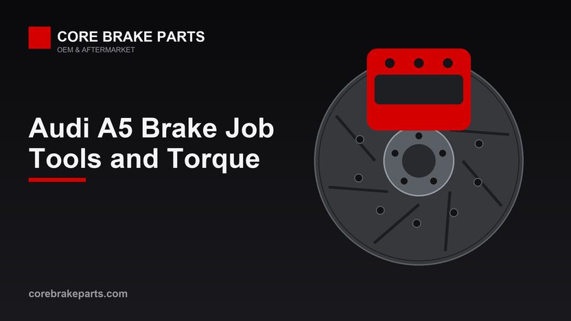 Audi A5 Brake Job: Tools, Torque and EPB Mode – CoreBrakeParts.com