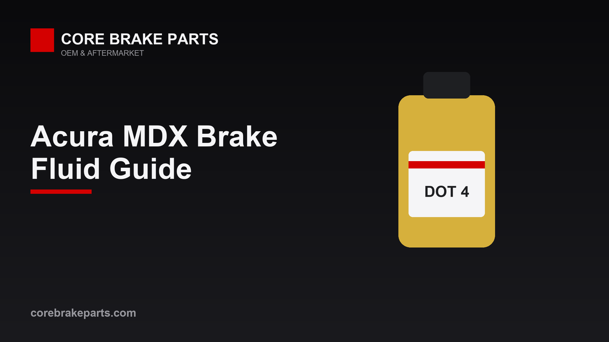 Brake fluid guide graphic for the 2014-2020 Acura MDX