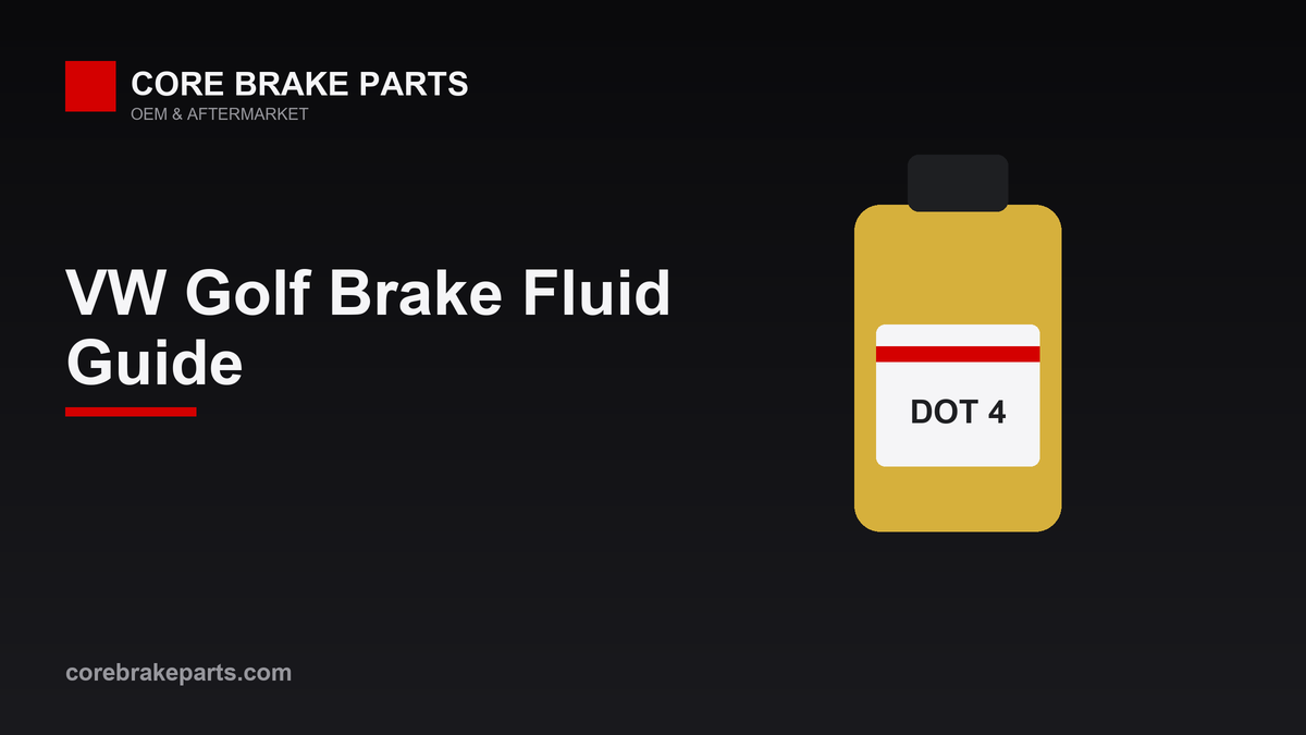 DOT 4 brake fluid for the 2015-2021 Volkswagen Golf
