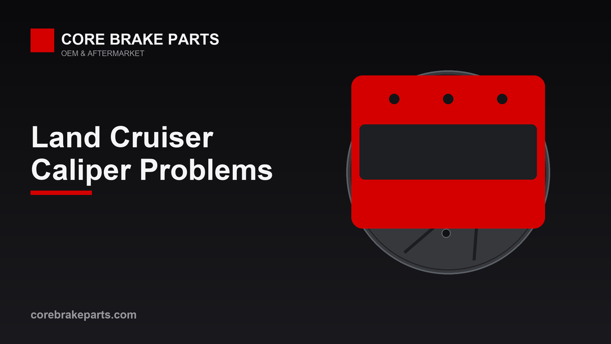 Brake caliper illustration for a 2016 Toyota Land Cruiser caliper guide