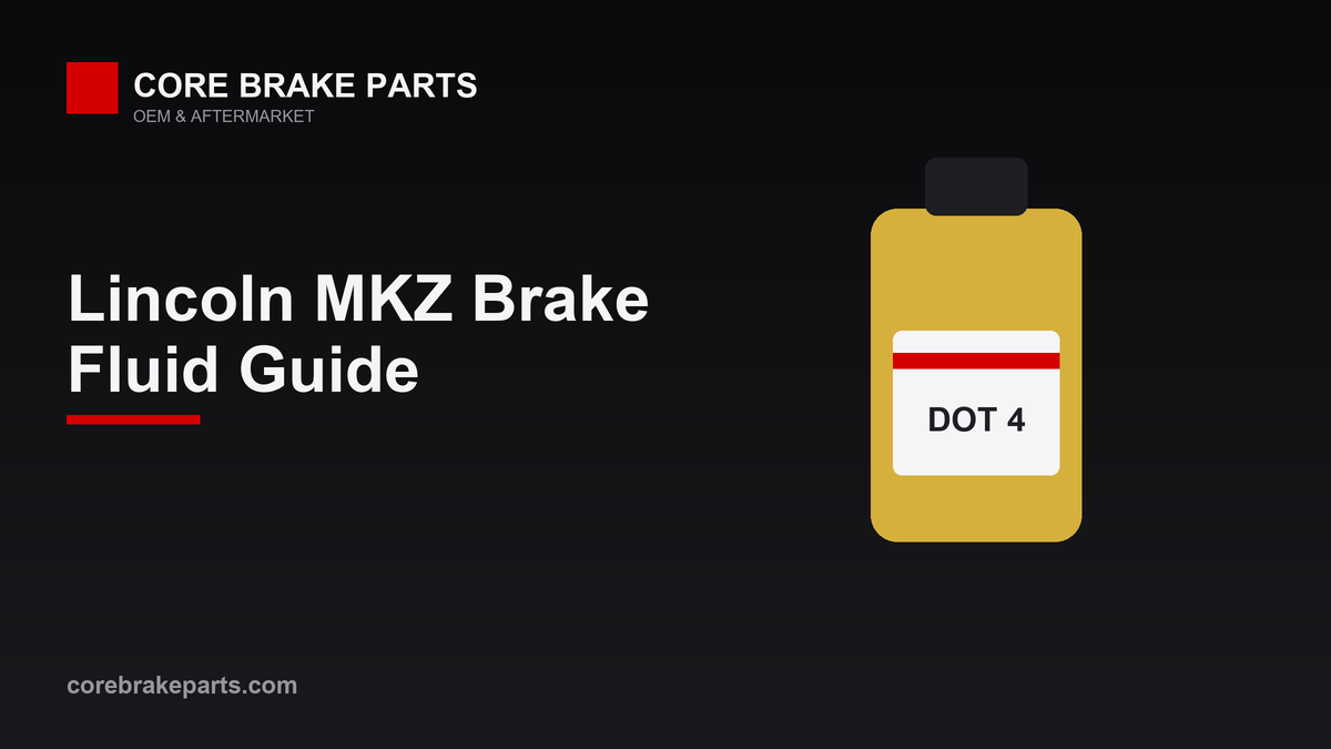 DOT 4 LV brake fluid guide for the 2017-2020 Lincoln MKZ