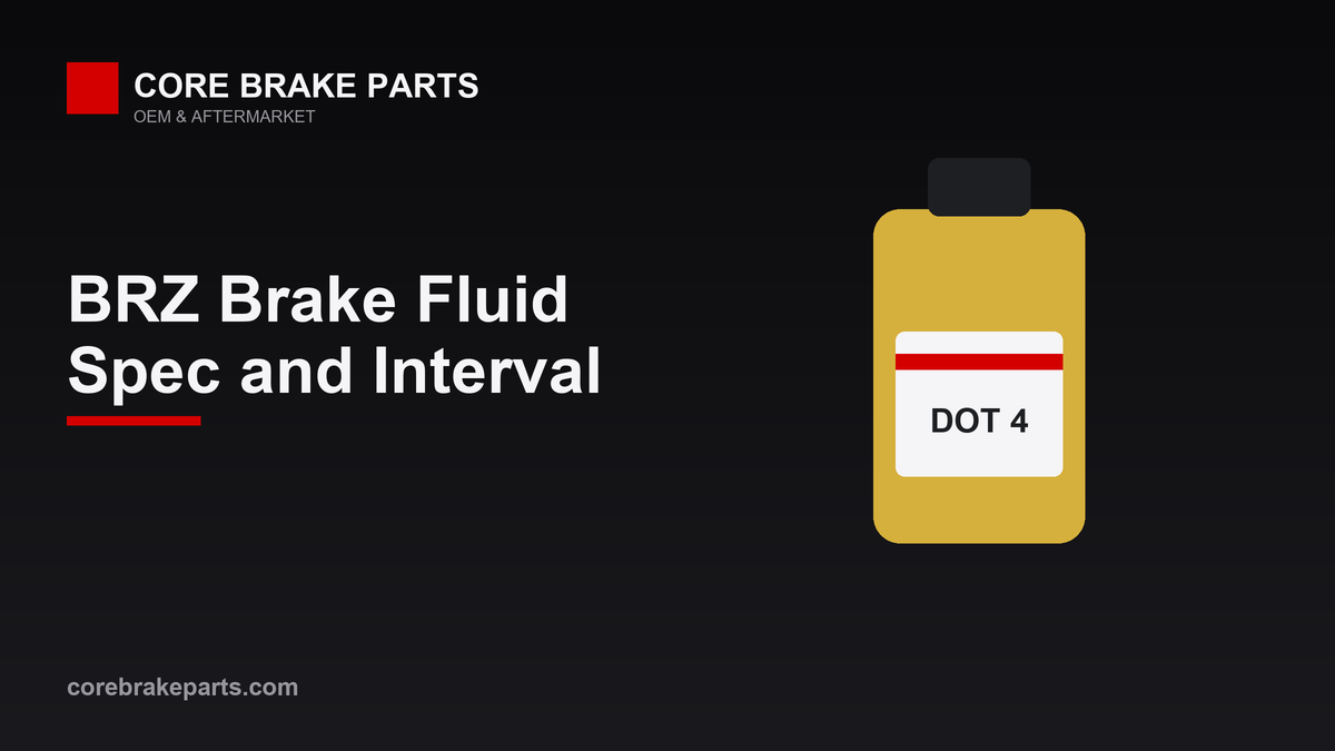 Brake fluid guide for the 2017-2021 Subaru BRZ