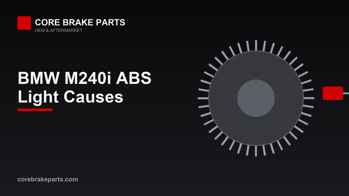 ABS warning light diagnosis guide for the 2017 BMW M240i