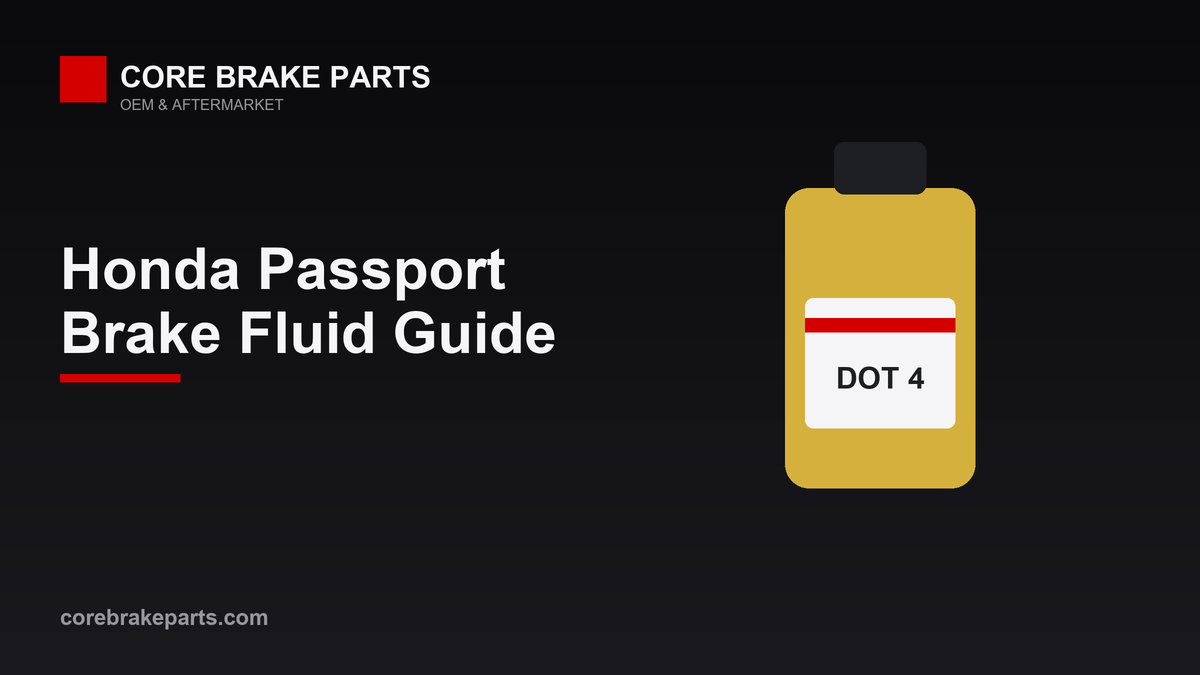 Brake fluid guide for the 2019-2023 Honda Passport