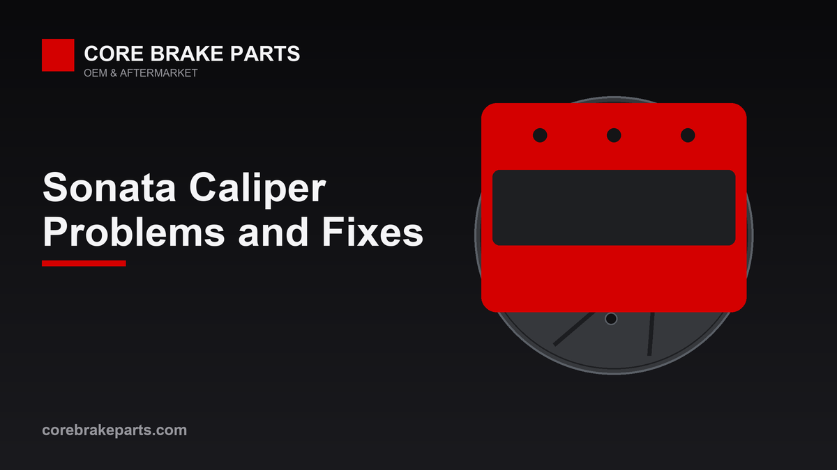 Brake caliper for the 2020-2024 Hyundai Sonata