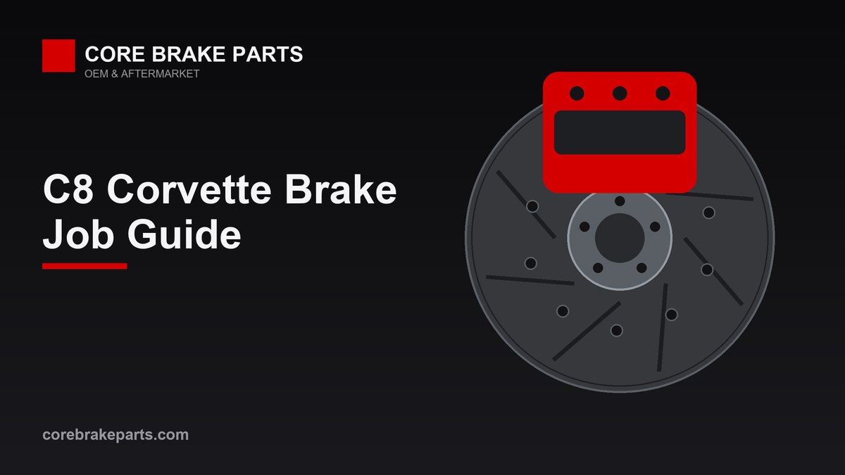 C8 Corvette Brake Job: Tools, Torque, Battery Step – CoreBrakeParts.com