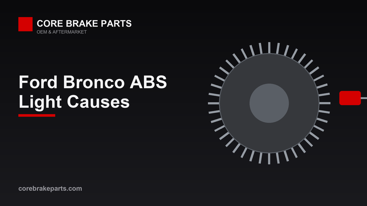 Ford Bronco ABS warning light causes and fixes