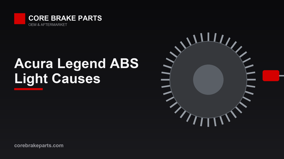 Acura Legend ABS system diagram showing wheel sensors, pump and modulator