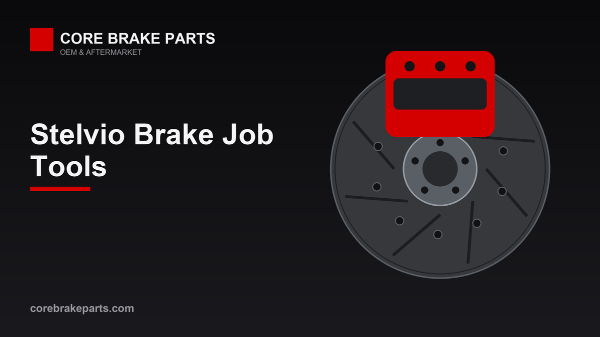 Stelvio Brake Job: Tools, Torque and EPB Steps – CoreBrakeParts.com