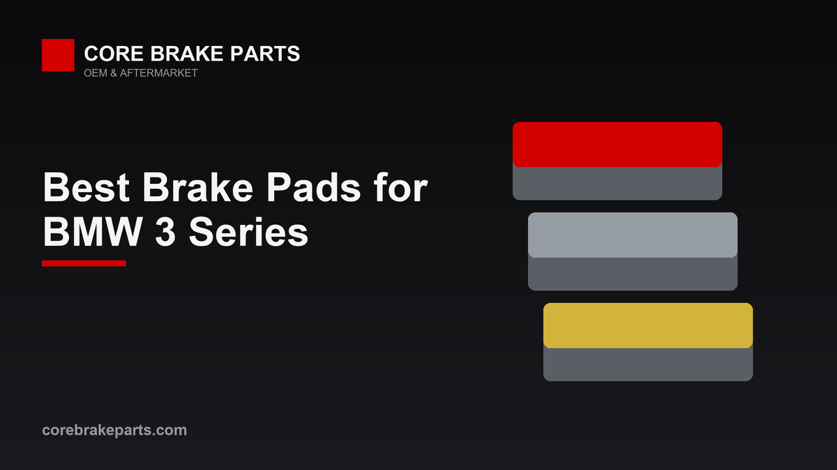 Best brake pads for the BMW 3 Series