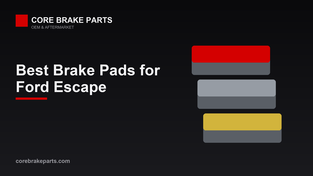 Best brake pads for the Ford Escape