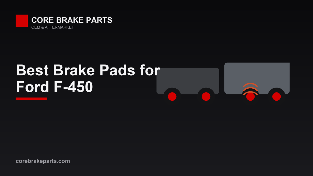 Best brake pads for the Ford F-450
