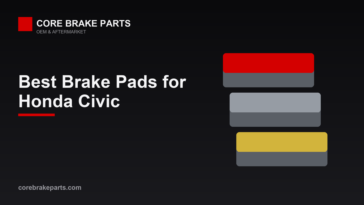 Best ceramic brake pads for the Honda Civic