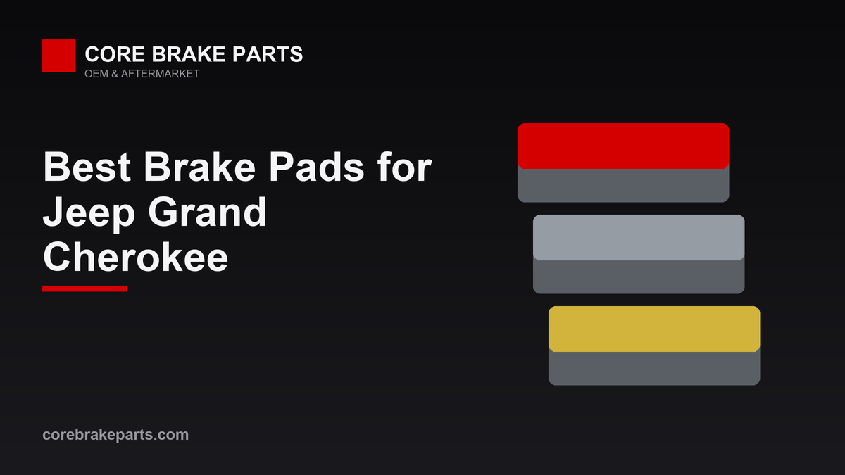 Best brake pads for the Jeep Grand Cherokee