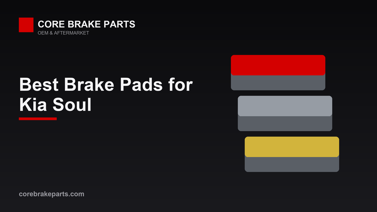 Best brake pads for the Kia Soul