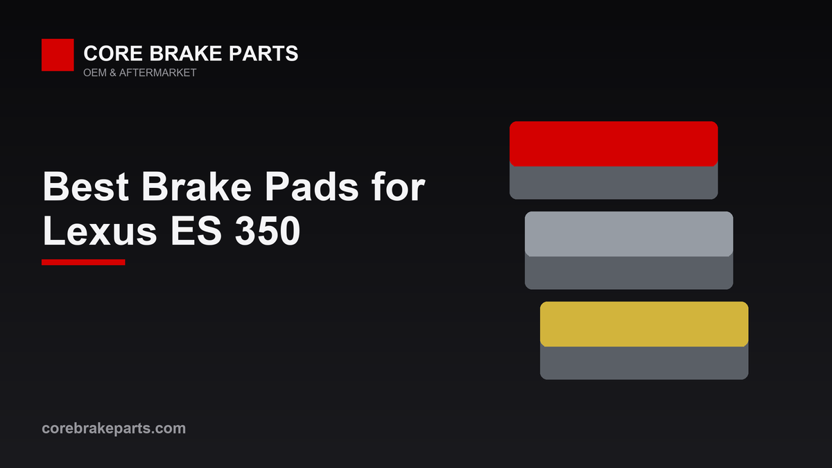 Best brake pads for the Lexus ES 350