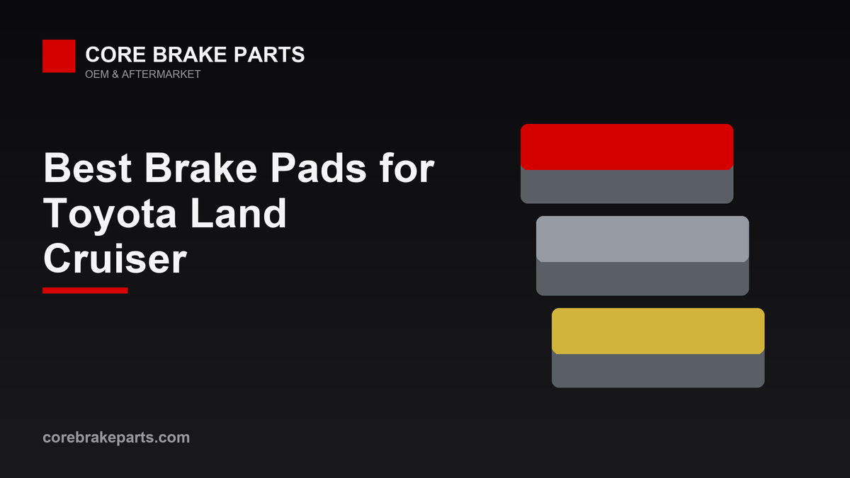 Best brake pads for the Toyota Land Cruiser