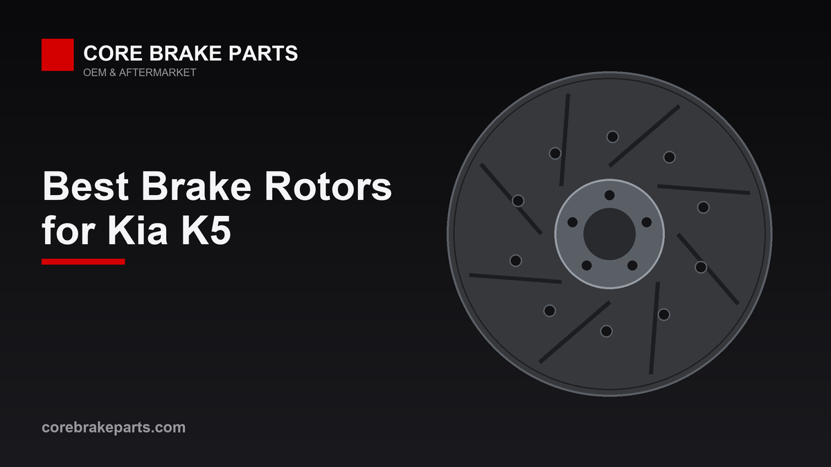 Best brake rotors for the Kia K5