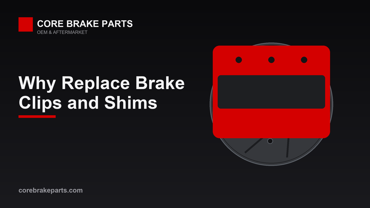 Brake caliper with pad hardware clips and shims