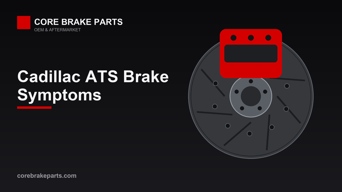 Common brake problems on the Cadillac ATS