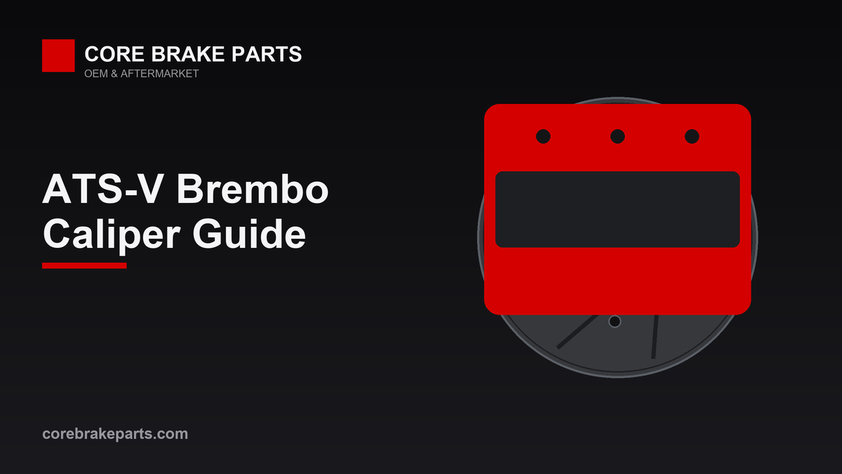 Cadillac ATS-V Brembo brake caliper problems and replacement guide