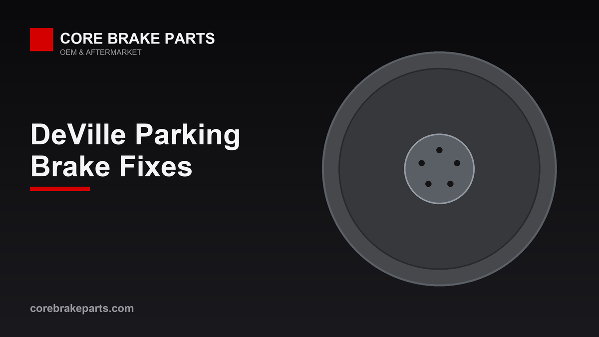 Drum-in-hat parking brake shoes inside a rear brake rotor
