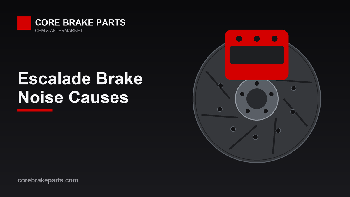 Cadillac Escalade brake caliper and rotor noise diagnosis