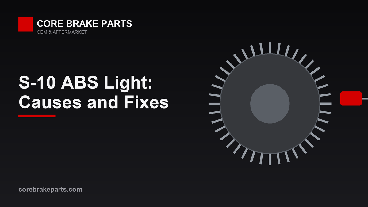 Chevrolet S-10 anti-lock brake warning light diagnosis guide