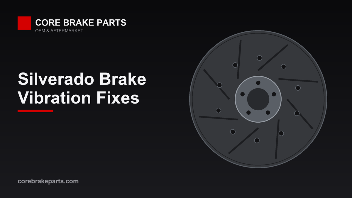 Chevrolet Silverado brake rotors checked for thickness variation and runout