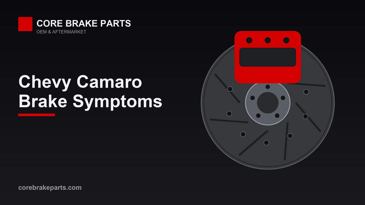 Common brake problems on the Chevy Camaro
