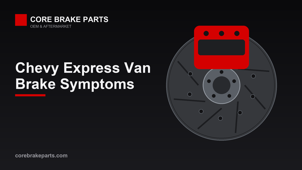 Common brake problems on the Chevy Express Van