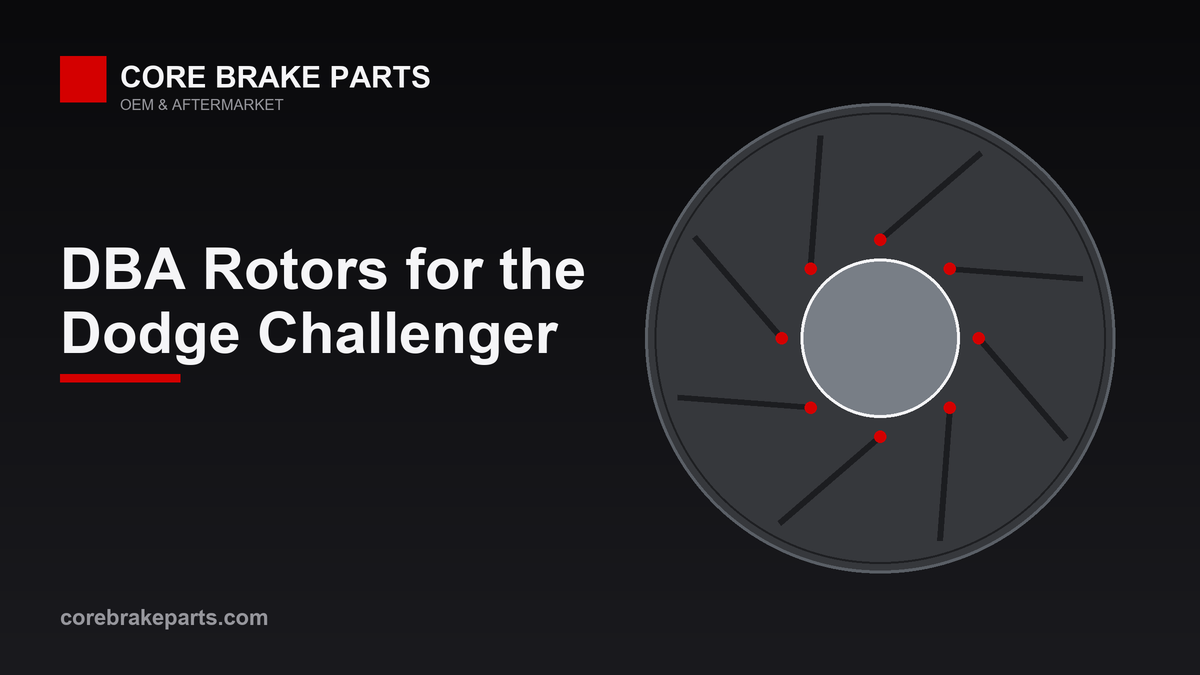 Two-piece performance brake rotor for Dodge Challenger SRT and Hellcat